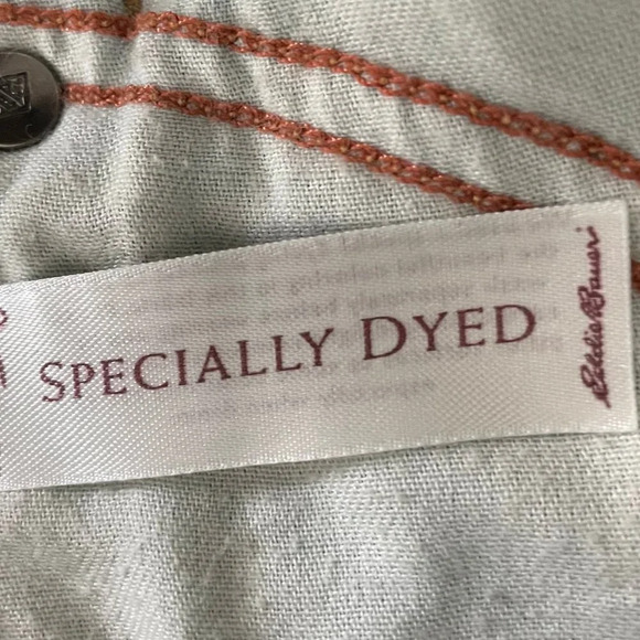 Eddie Bauer Brook Curvy Boot Cut 5 Pocket Med Dark Wash Denim Jeans Blue Sz 4 - Picture 8 of 11